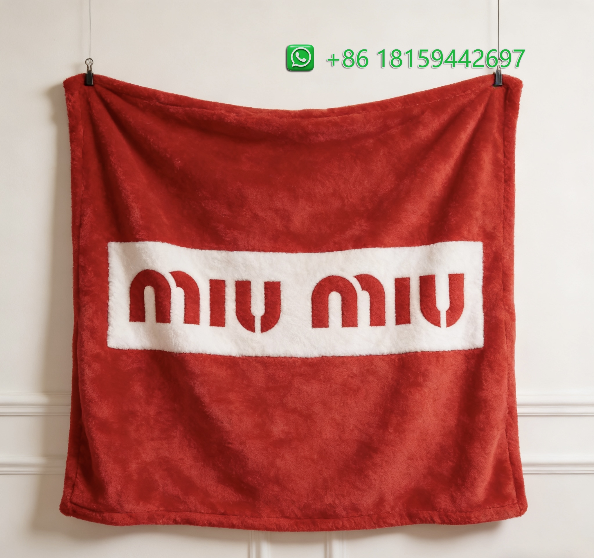 Miumiu Throw Blankets
